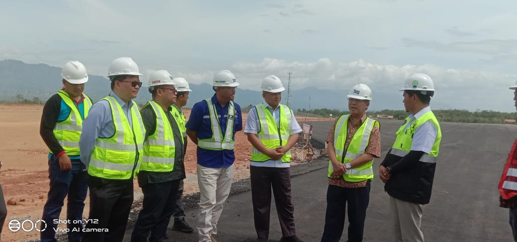 Progres 46 %, Todung Mulya Lubis Ke – Bandar Udara Mandailing Natal