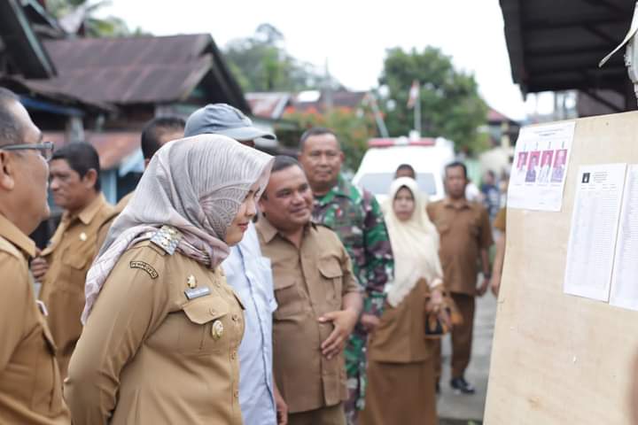 Wabup tinjau pelaksanaan Pilkades di Mandailing Julu