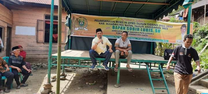 Bacaleg Partai Golkar Sumut 7 Sobir Lubis.SH : Sebelum Pemilu 2024 Jalan Ke – Desa Aek Mata Dituntaskan