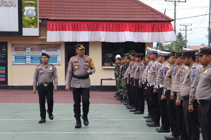 Polres Madina Apel Gelar Pasukan Dalam Rangka Ops Zebra Toba 2023