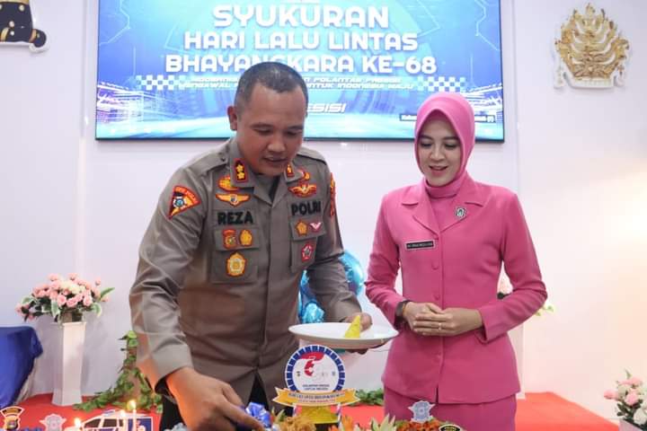 Syukuran HUT Bhayangkara Lalu Lintas di Polres Madina Sukses