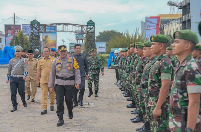 Kapolres P.Sidimpuan Pimpin Apel Gelar Pasukan Operasi Zebra Toba 2023