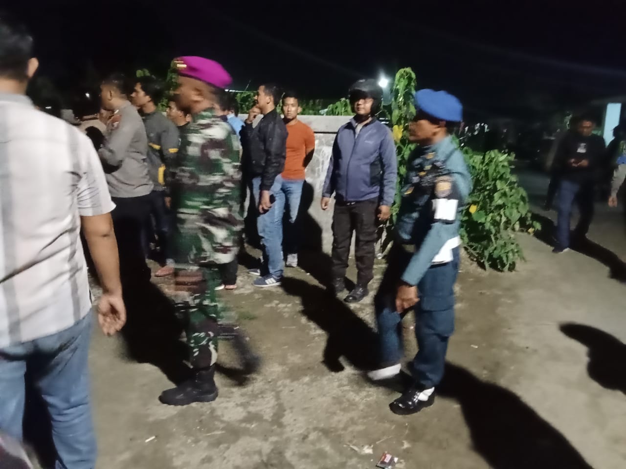 Polisi Diserang OTK Di Sicanang, TNI AL dan Brimob Turun Ke TKP