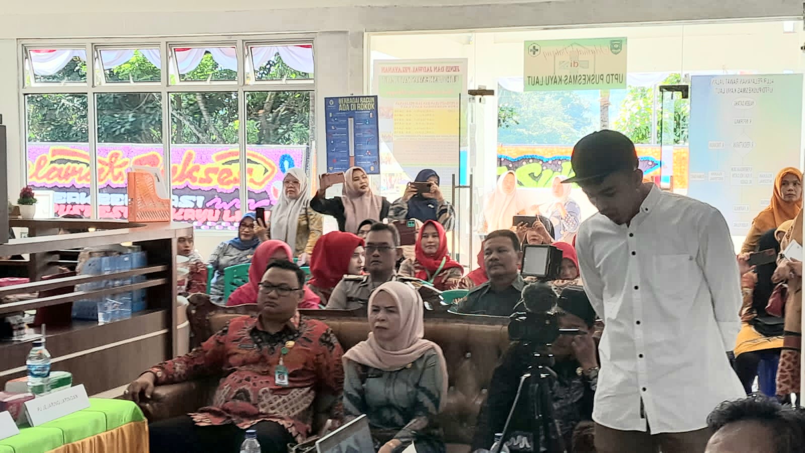 Kapuskesmas Panyabungan Selatan Sambut Tim Survey Re-Akreditasi