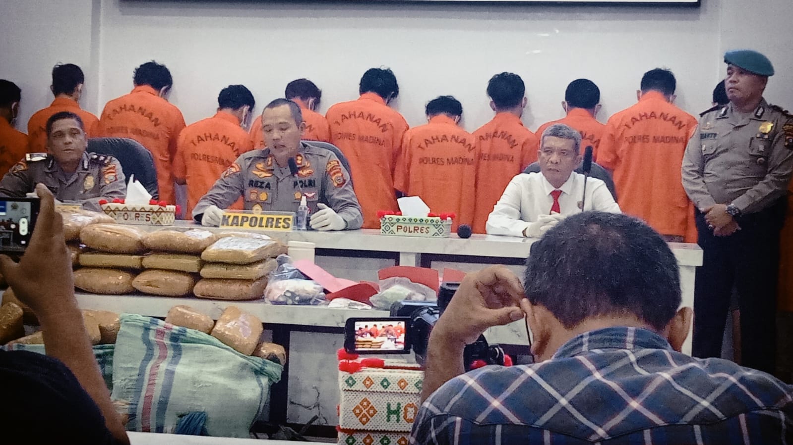 Polres Madina di Apresiasi Tangkap 32 Orang Pelaku Penjual dan Pemakai Narkoba