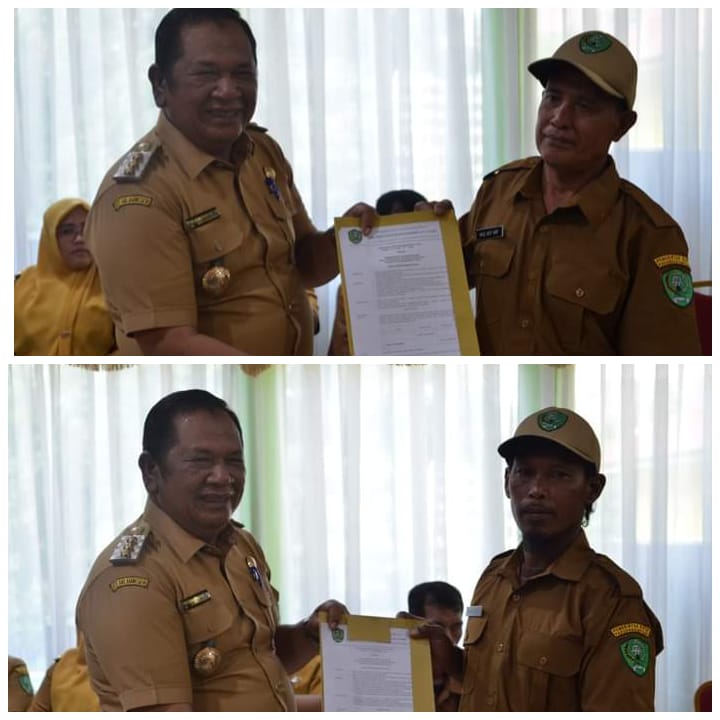 Irsan Efendi Kukuhkan 56 Kepling P.Sidimpuan Utara