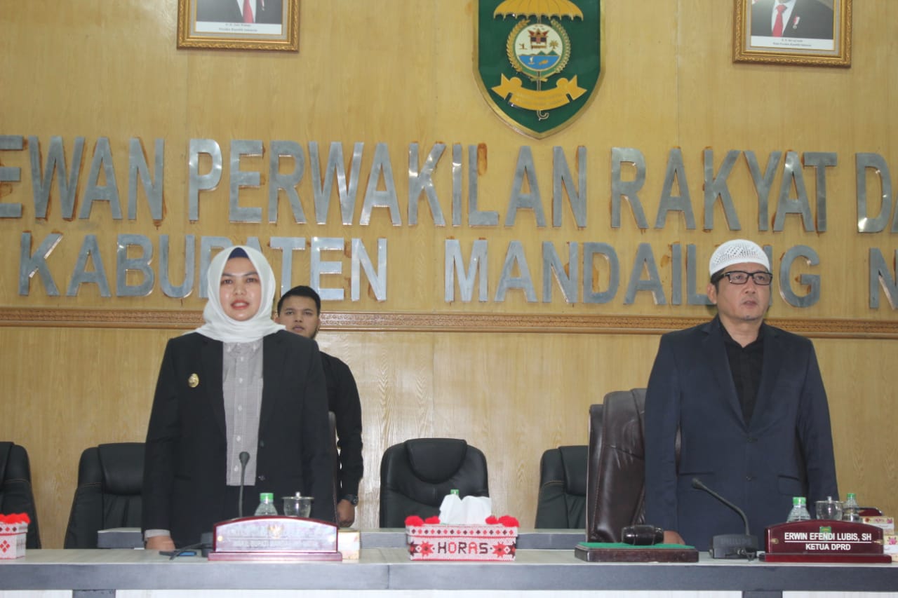 Bupati Sampaikan Nota Pengantar P.APBD Madina Tahun 2023 Rp 1.718.399 792.896.-