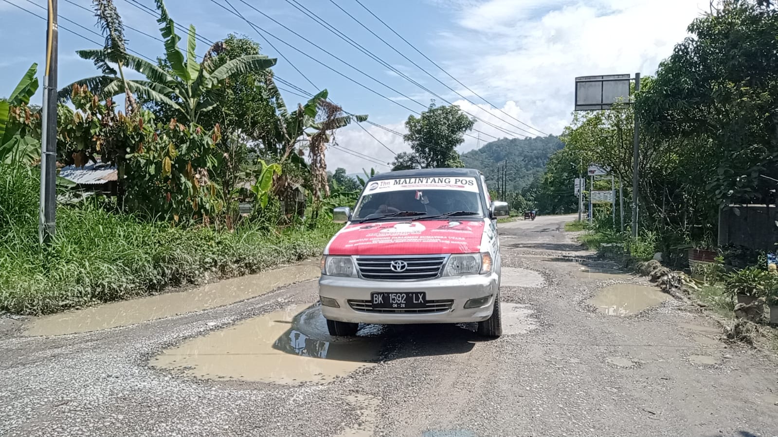 Jalan Nasional di Kab.Madina Masih Rusak