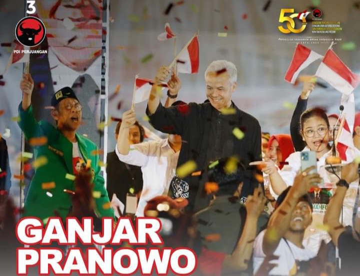 Ganjar Pranowo Hadiri Deklarasi Tim Pemenangan Daerah (TPD) di GOR Jatidiri Kota Semarang