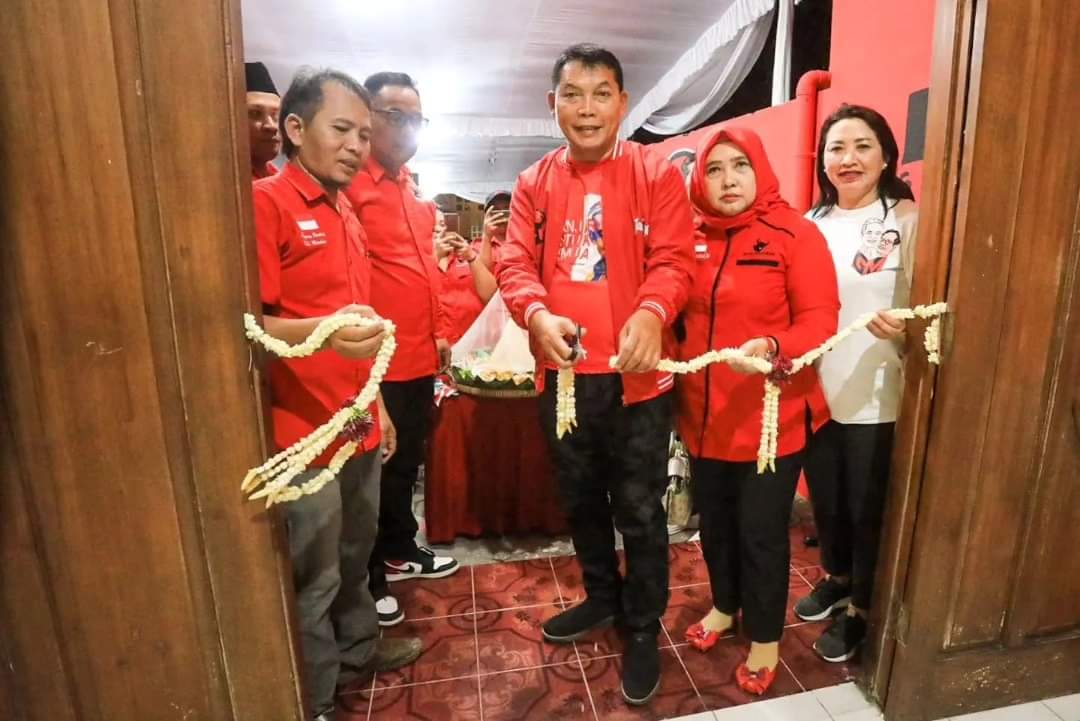 DPC.PDI Perjuangan Dirikan Posko Pemenangan Ganjar – Mahfud di 7 Titik Perdana di Kota Surakarta