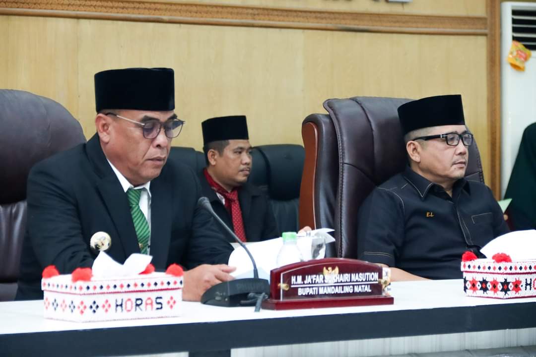 Belanja Tidak Terduga Rp 7.000.000.000, Bupati Madina Sampaikan R.APBD 2024 Rp 1,6 Trilyun