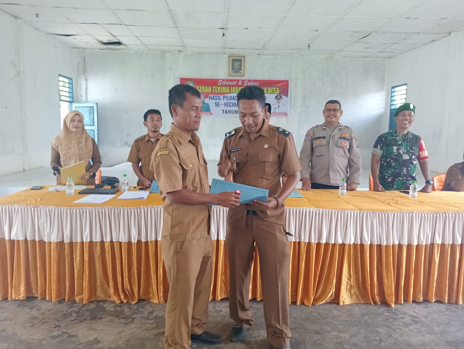 Sertijab 16 Kades di Kec.Siabu, Kades Hutaraja : Konsolidasi dan Program Diutamakan