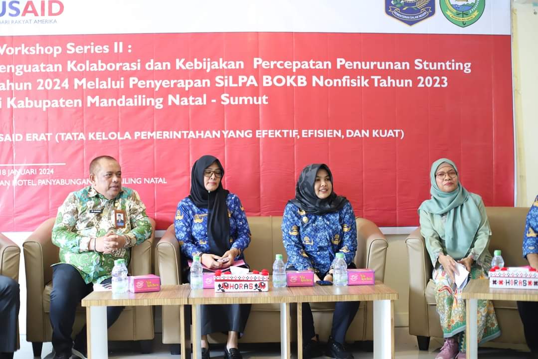 Percepatan Penurunan Stunting, Wakil Bupati Buka Workshop di Mandailing Natal
