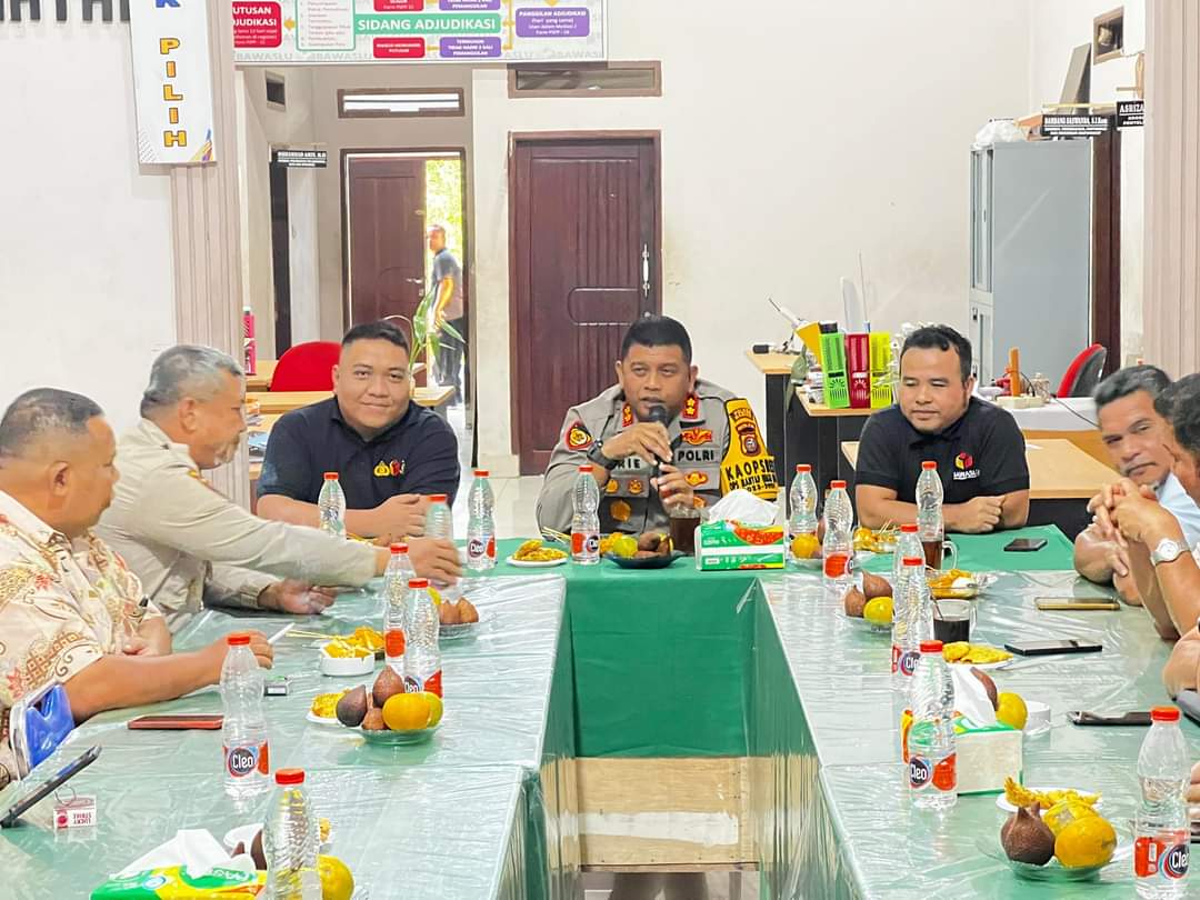 Coffee Morning Dengan Bawaslu Polres Madina Siap Kawal Pemilu Damai 2024