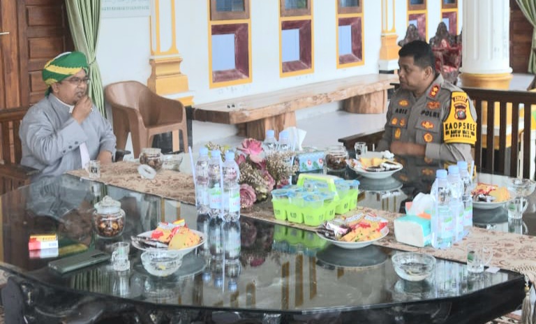 Hari Pertama Kerja, Kapolres Madina Silaturrahim Dengan Ulama 