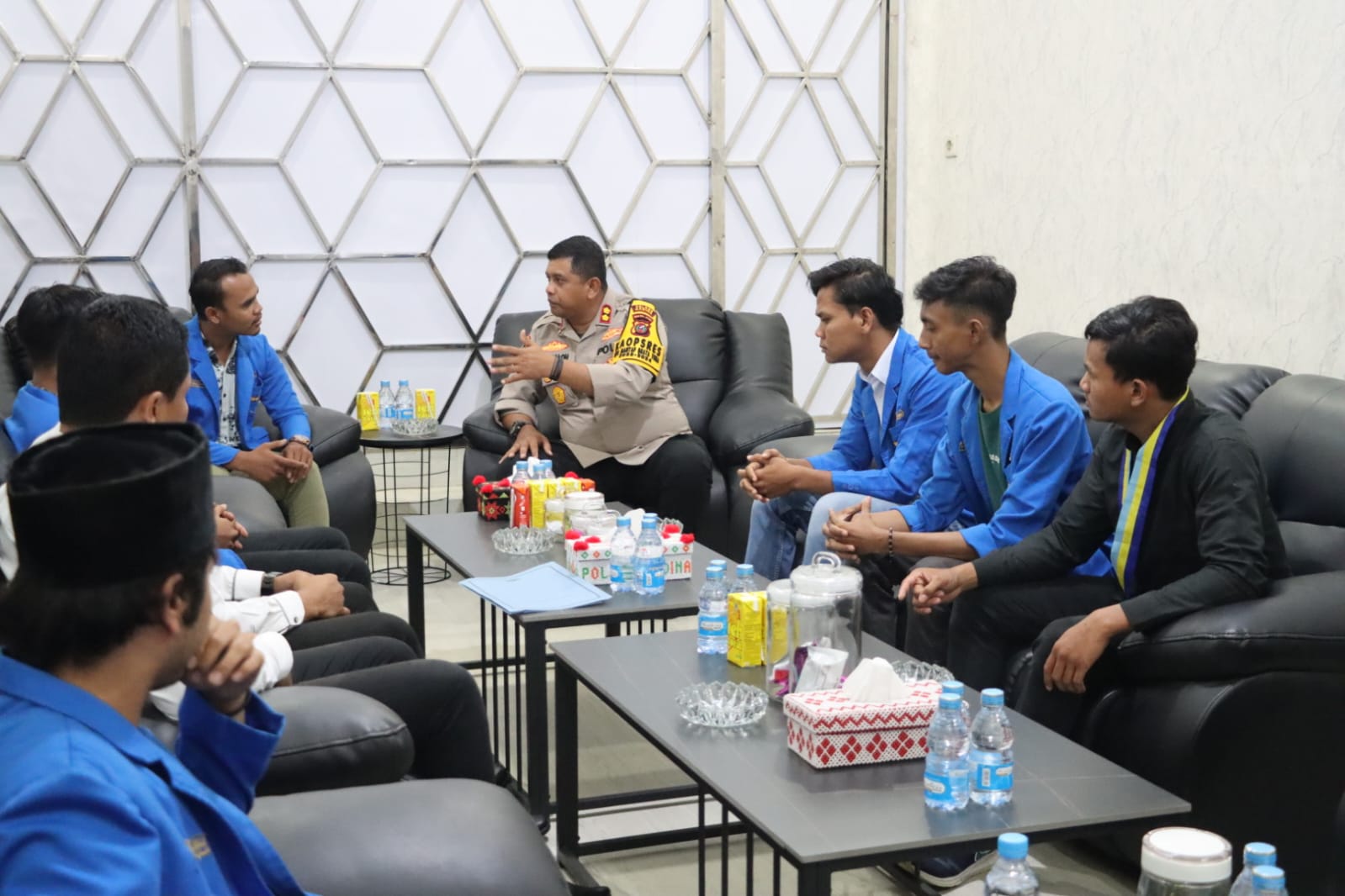 Menjelang Pemilu 2024, PC.PMII Audensi Ke – Kapolres Mandailing Natal