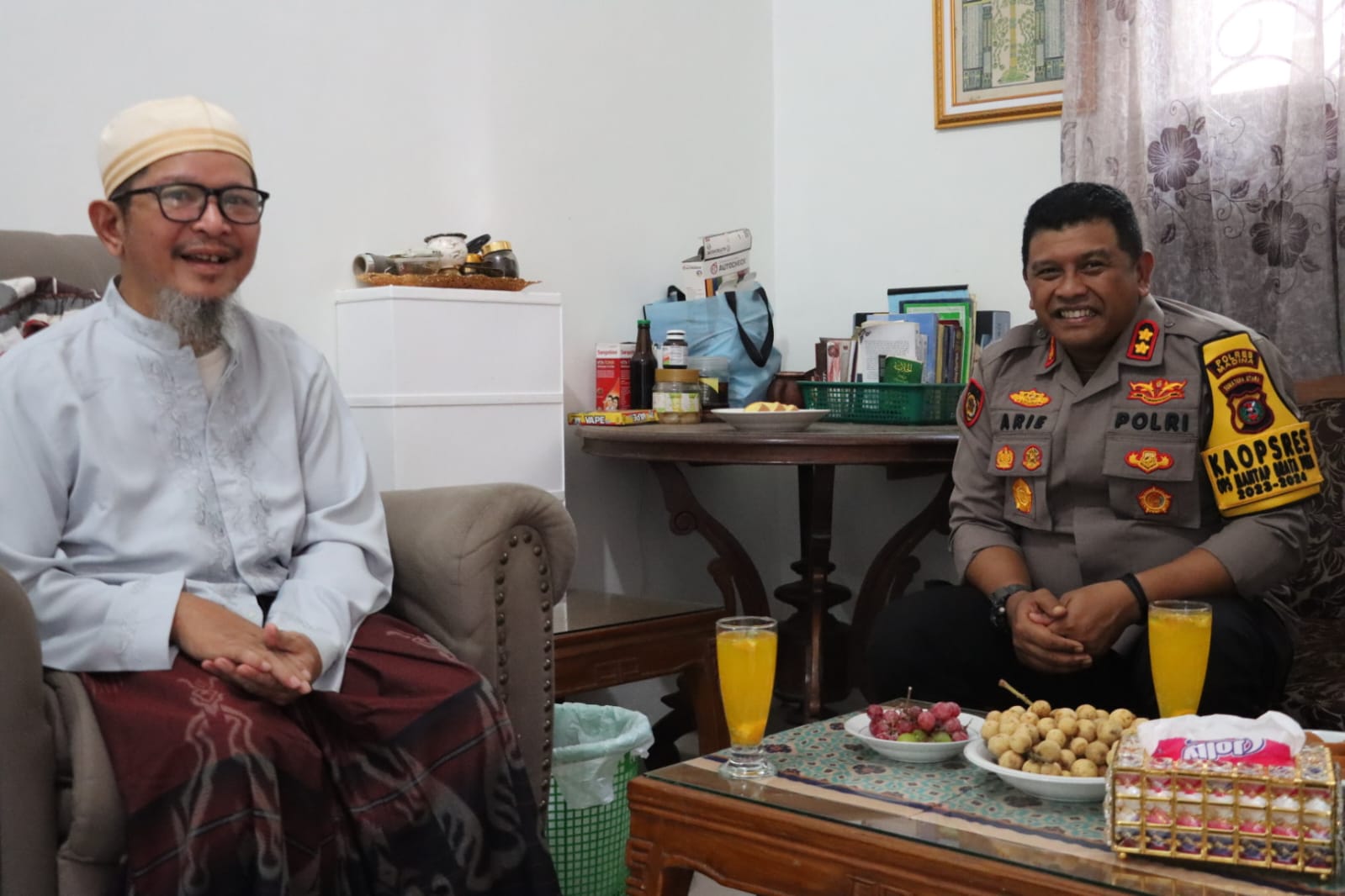 Kapolres Terus Silaturrahim Kepada Sejumlah Ulama Mandailing Natal