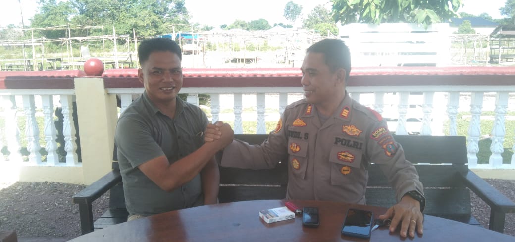 Terkait Narkoba dan Kamtibmas, Kapolsek Muara Batang Gadis MoU Dengan Tokoh Masyarakat