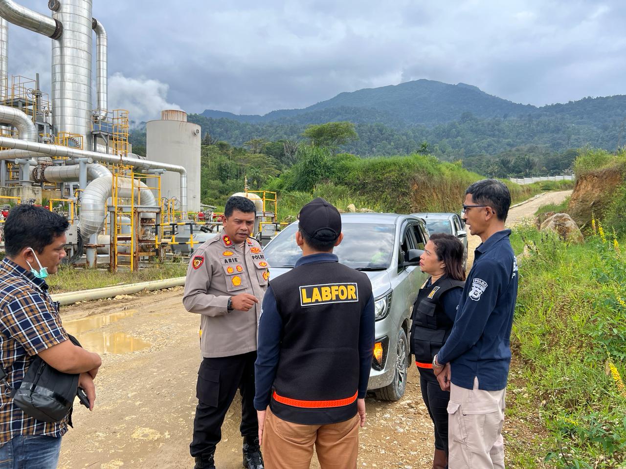 Sekitar 105 Warga Dilarikan Ke – RS, Polda Sumut Olah TKP di Sumur V-01 PT.SMGP