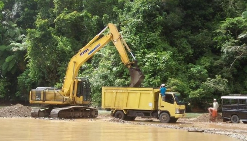 Galian C Illegal Marak Lagi di Kec.Linggabayu