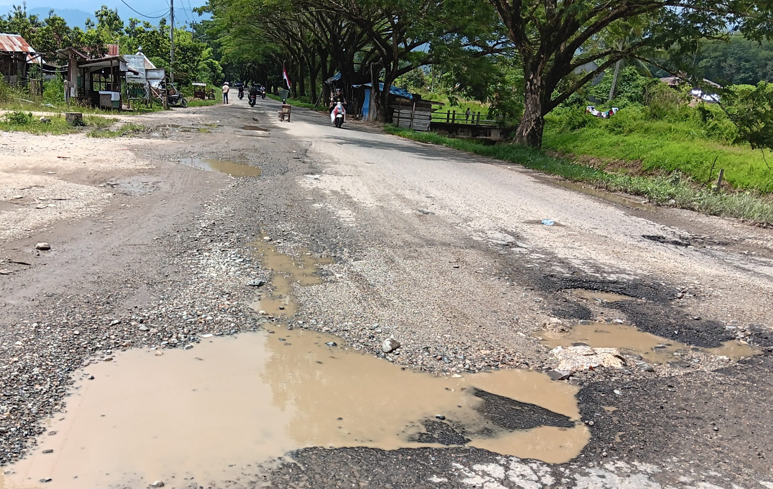 Pemudik Hati – Hati di Jalan Lintas Timur Kel.Pidoli Dolok Kec.Panyabungan