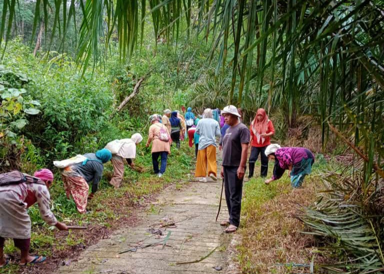 Jalan Ke – Areal Pertanian Guo Simangombus Desa Ampung Padang Kec.Batang Natal Diperbaiki