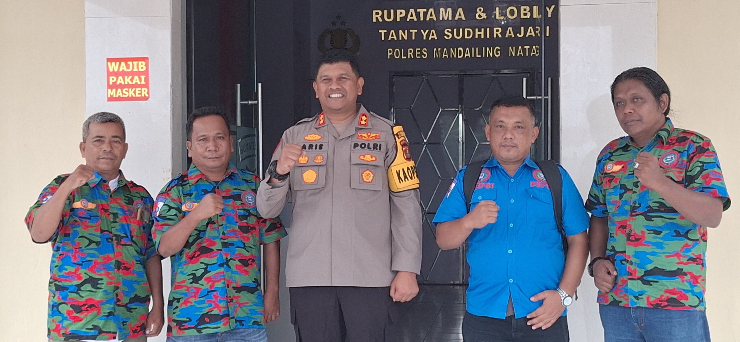 Kapolres Terima Audensi PC.F SPTI – K.SPSI Kab.Madina Dengan Kekeluargaan