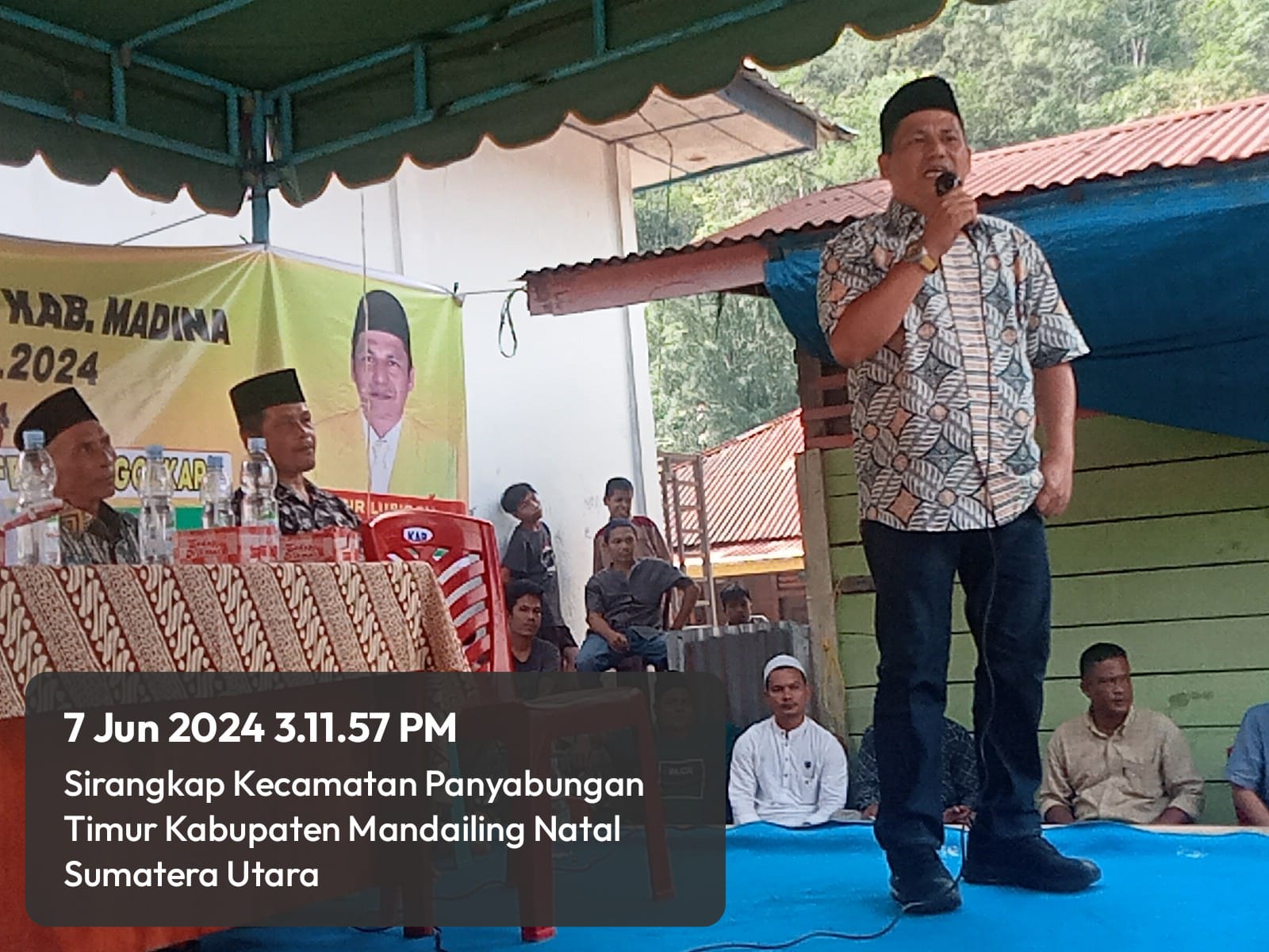 Reses II Anggota DPRD Madina Sobir.Lubis.SH di Desa Sirangkap Kec.Panyabungan Timur Sukses