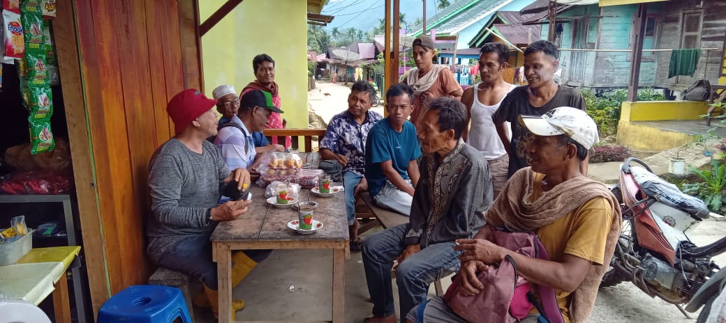Kades Ambil Tindakan, Saluran Irigasi Longsor di Desa Ampung Julu Kec.Batang Natal
