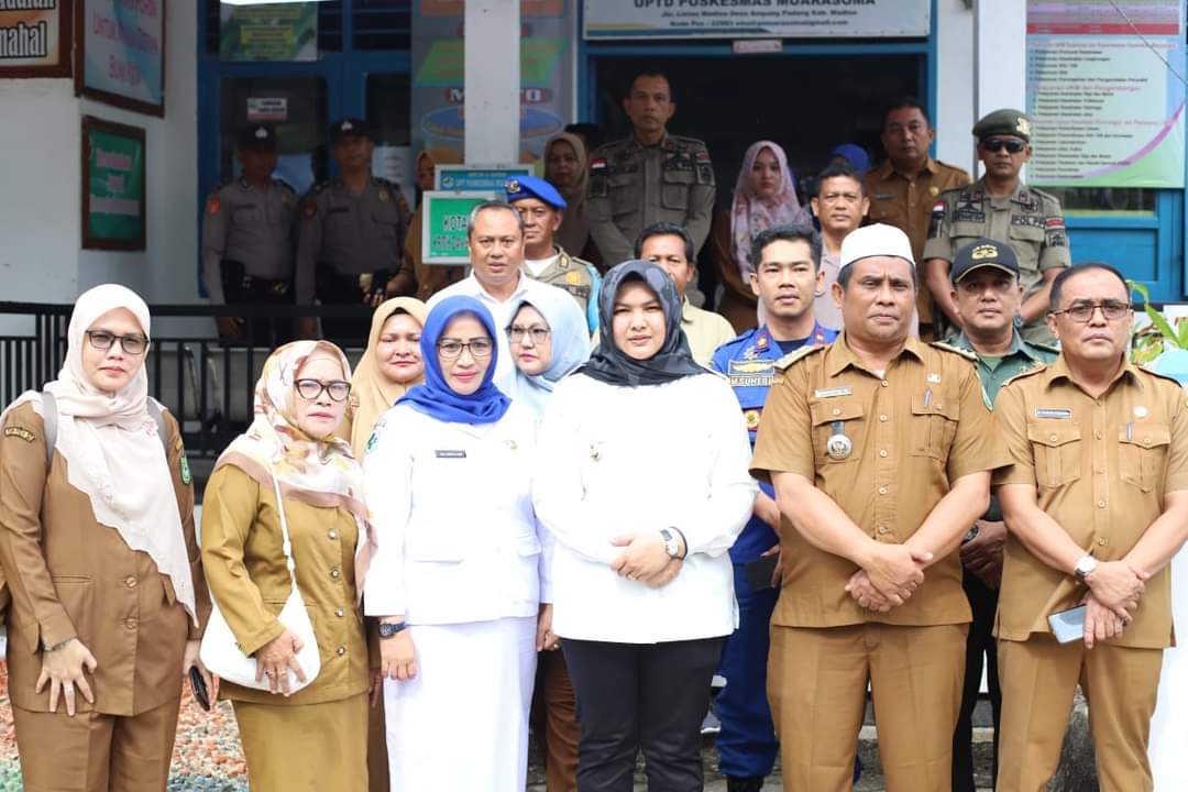 Wabup Madina Kunjungi Puskesmas Muara Soma di Kec.Batang Natal