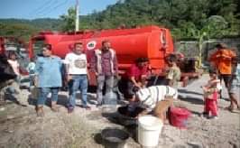 Sejumlah Wilayah Dilanda Kekeringan, BPBD Padang Distribusikan Air Bersih