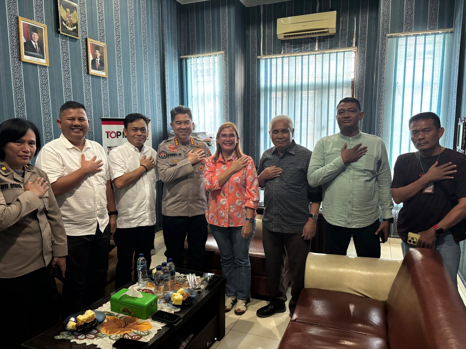 Kabid Humas Polda Silaturahmi Dengan Pengurus SMSI Sumut, Bahas Kemitraan dan Penanggulangan Narkoba