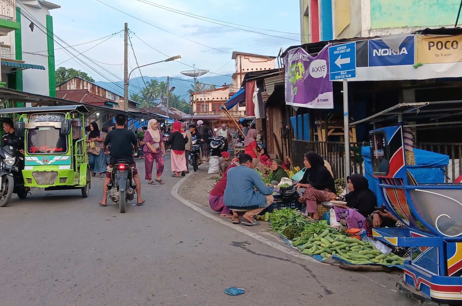 Pedagang di Pasar Kuliling Panyabungan Ramai Lagi, Bupati Madina Tidak Tegas