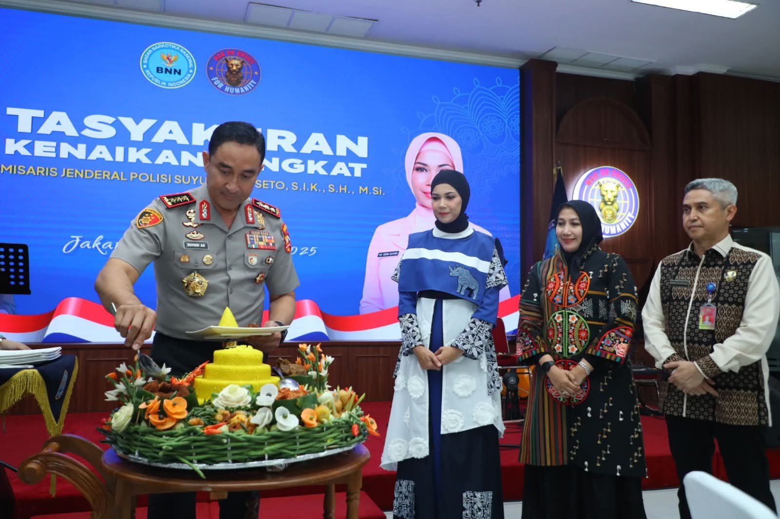 Kepala. BNN RI Suyudi Ario Seto Resmi Sandang Pangkat Komjen Pol