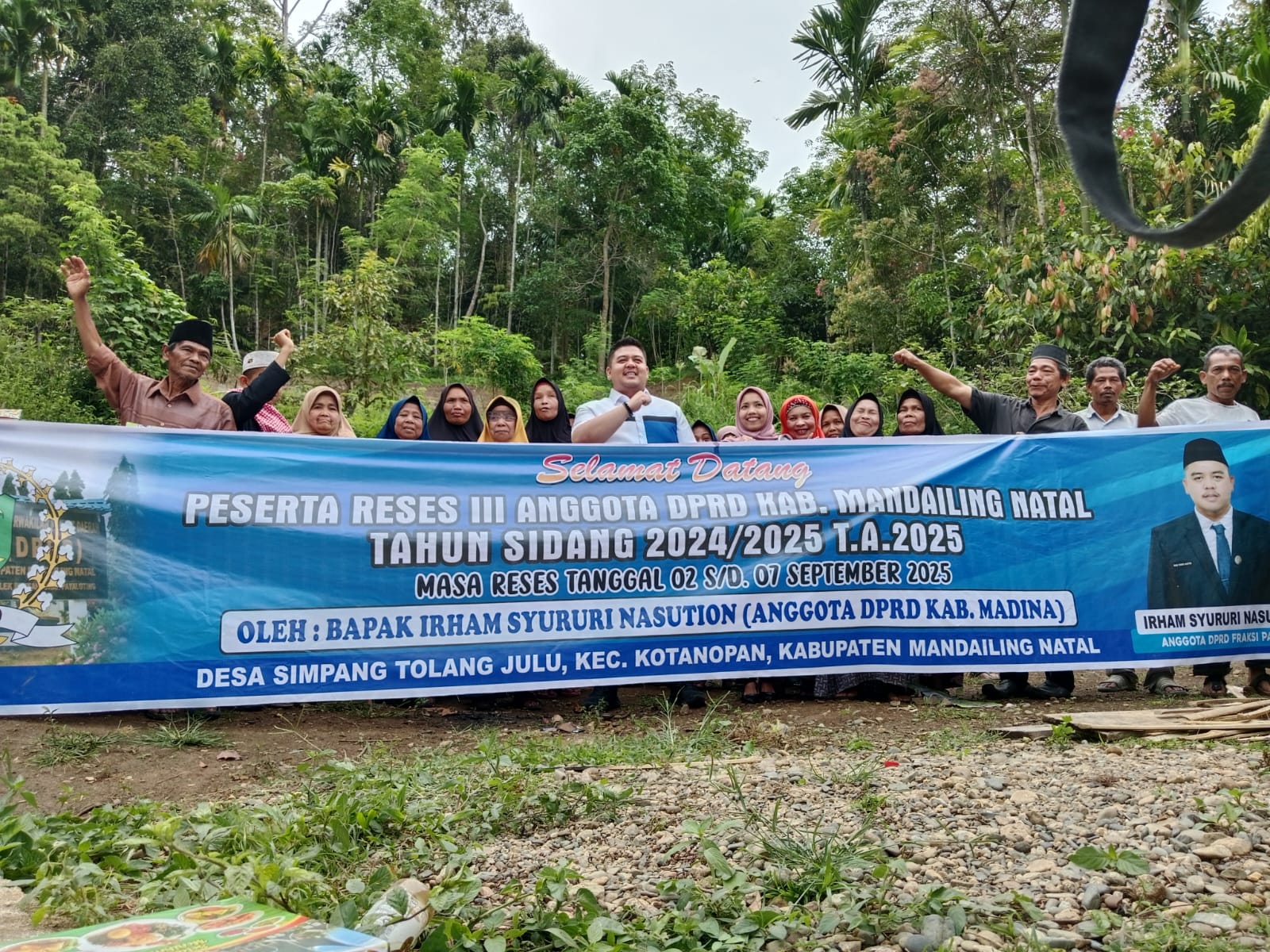 5 Poin Aspirasi Warga, Irham Syururi Nasution Reses Ke III di Desa Simpang Tolang Julu Kec.Kotanopan