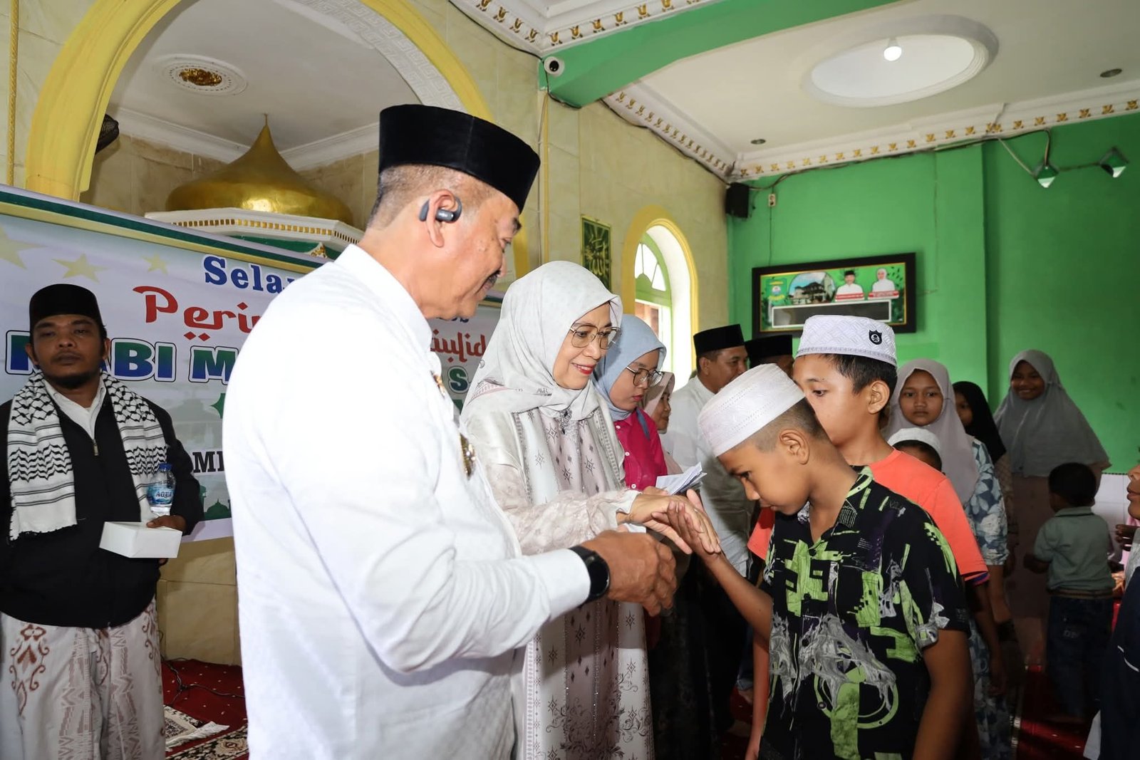 Warga Panyabungan Timur Peringatan Maulid Nabi Muhammad SAW 