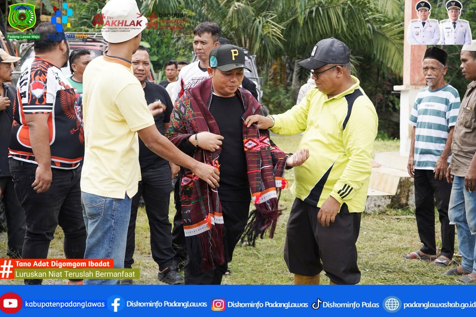 Bupati Padang Lawas Kunjungi Desa Sianggunan Kecamatan Sosopan