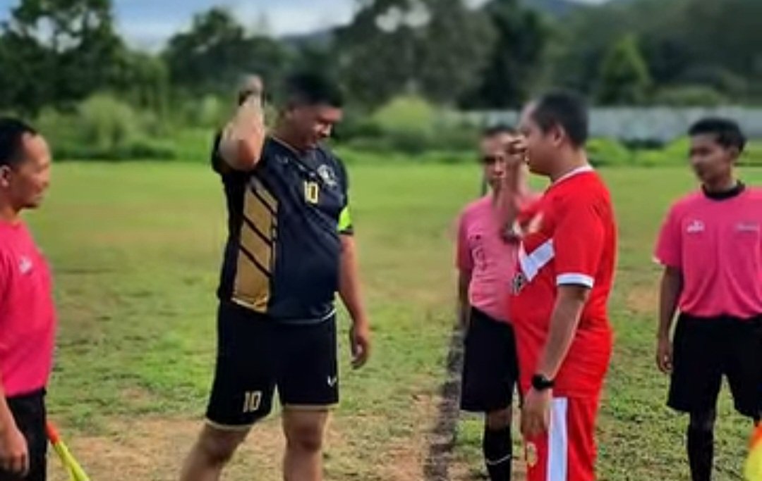 Jalin Silaturrahim, Polres Madina dan Polres Padangsidimpuan Bermain Sepak Bola