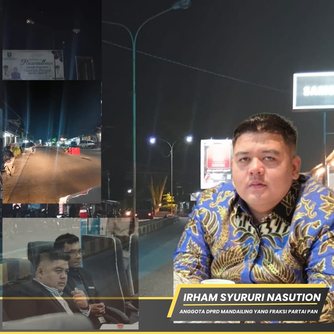 Legislator Muda Desak Pemkab Madina Perbaiki Lampu Jalan di Kotanopan. 