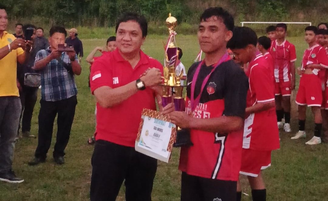 Sponsor CV Sumber Batu, Tim OCM Vs SSB SMK Mitra Panyabungan  Menang 5 – 0