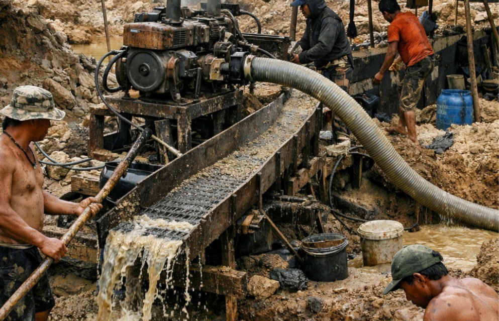 Lokasi PETI Longsor di Desa Simanguntong Kec.Batang Natal, Dua Warga Meninggal dan Satu Luka- Luka