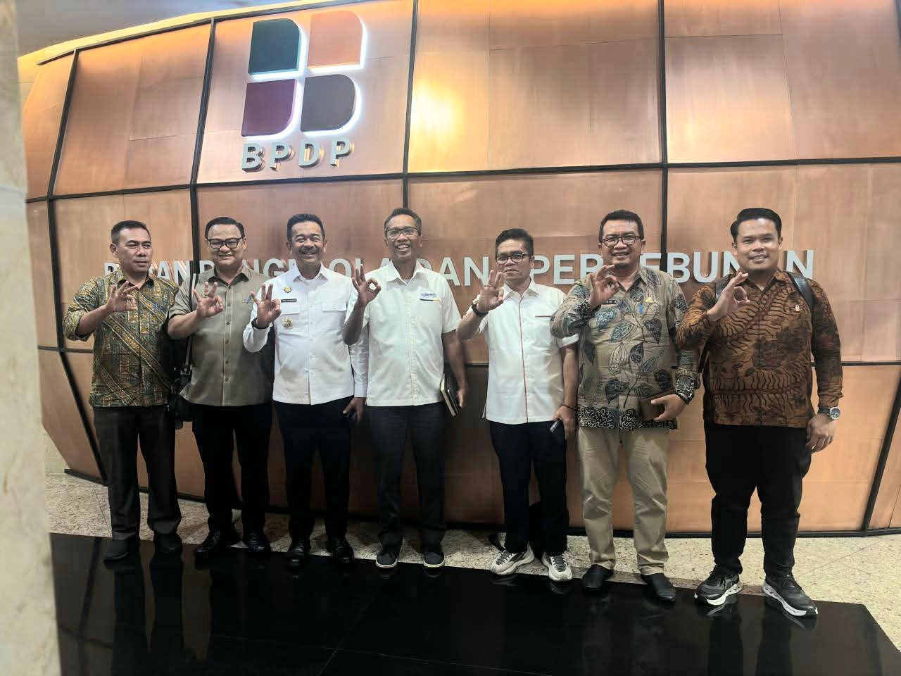Bupati Madina Temui Direktur Penyaluran Dana Sektor Hulu BPDP, Bahas Isu Strategis