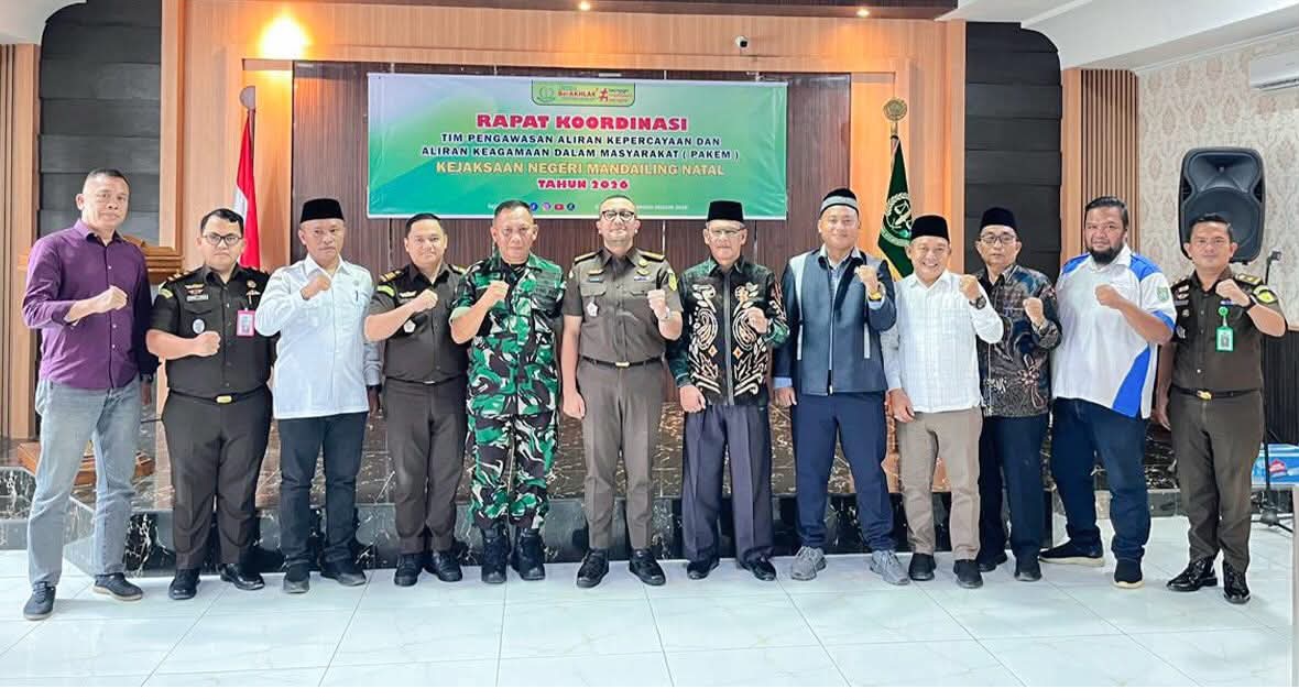 Kejaksaan Negeri Madina Gelar Rapat Koordinasi Perkuat Sinerge Jaga Kondisivitas Daerah