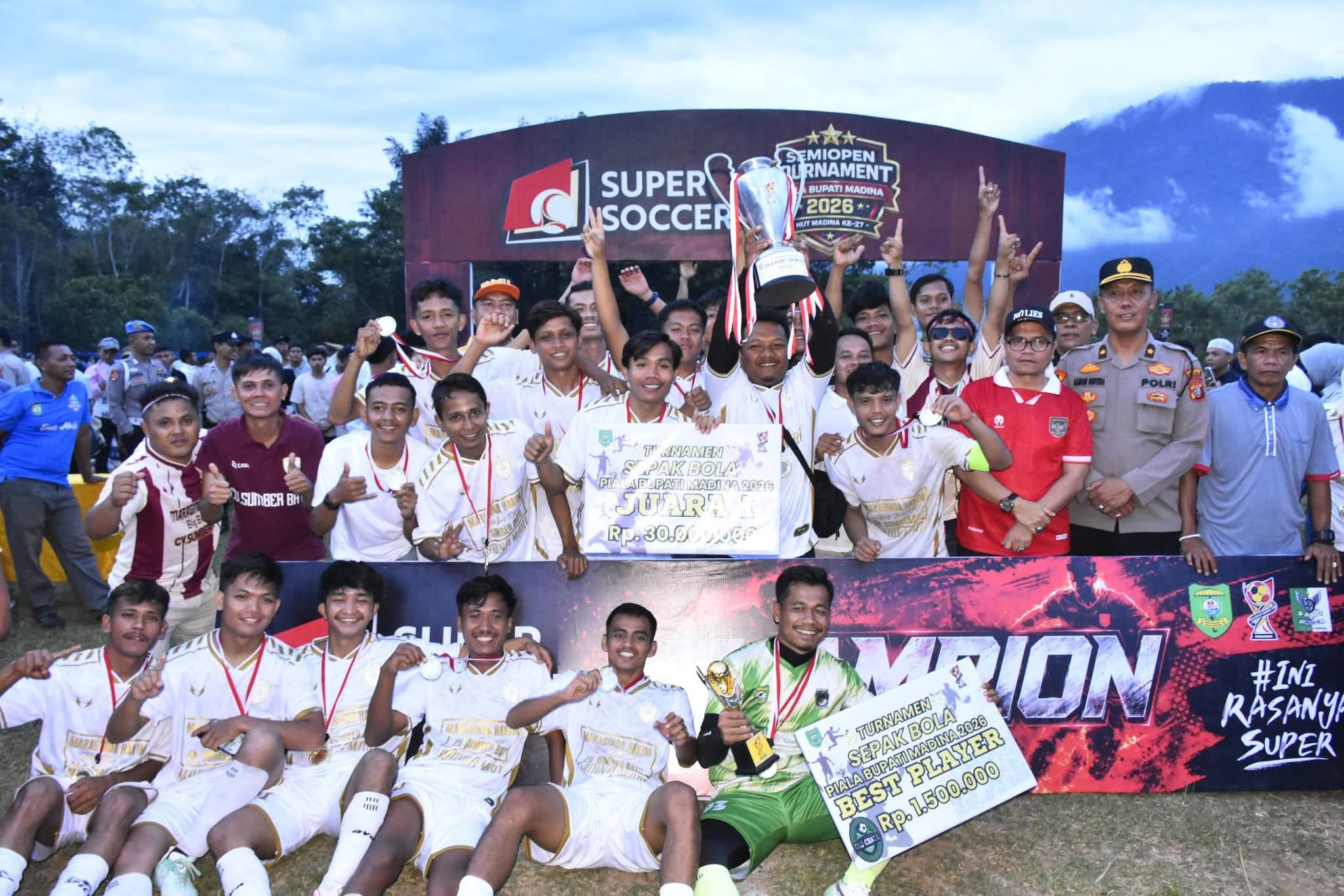 GMPM Juara Bupati Madina Cup 2026