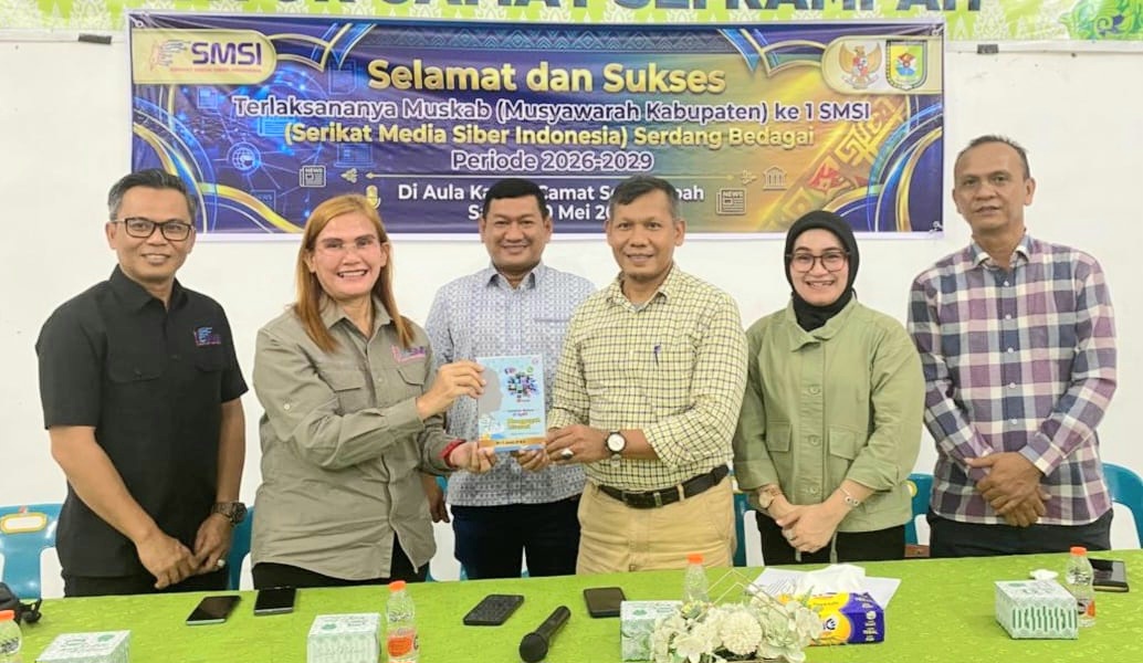 Muskab I SMSI Sergai Zuhari Ditetapkan Sebagai Ketua Periode 2026–2029