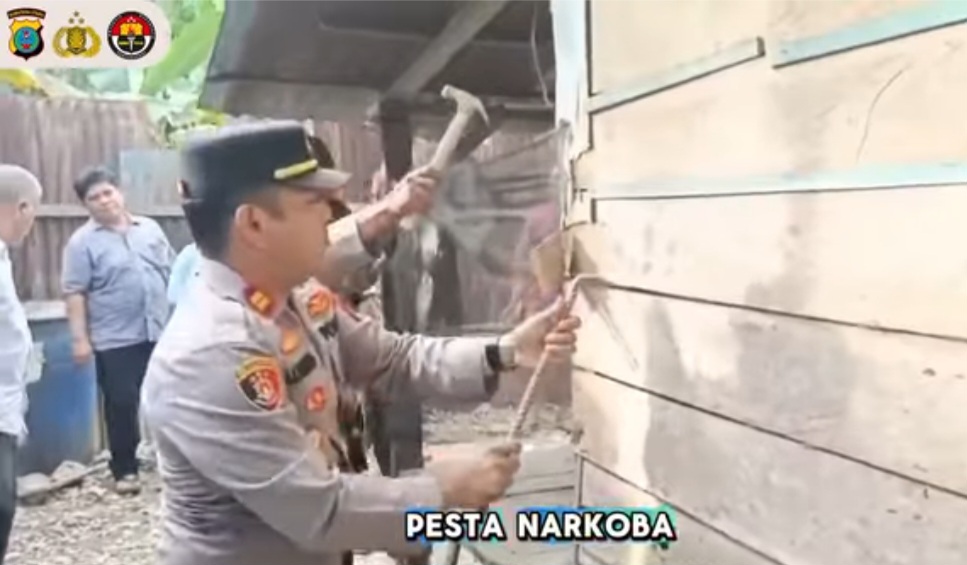 Polsek Siabu Grebek Sarang Narkoba di Desa Bonan Dolok