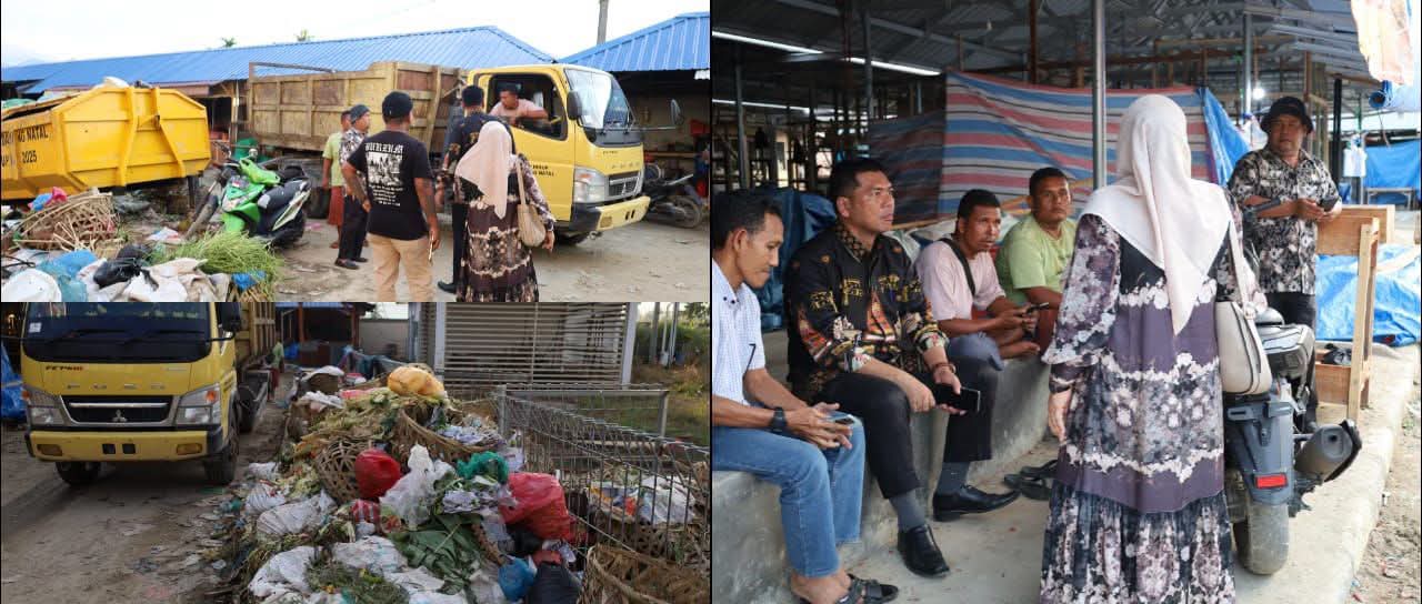 Empat OPD Berkolaborasi Olah Sampah Pasar Baru Panyabungan