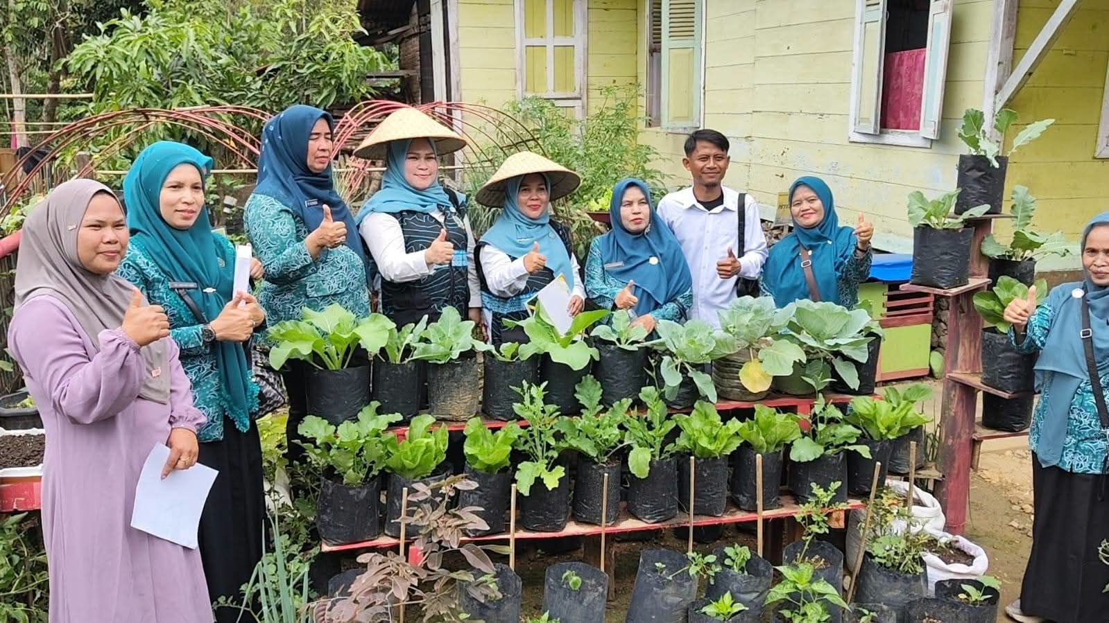 TP PKK Sumut Monitoring Desa Maga Dolok Kategori Aku Hatinya PKK