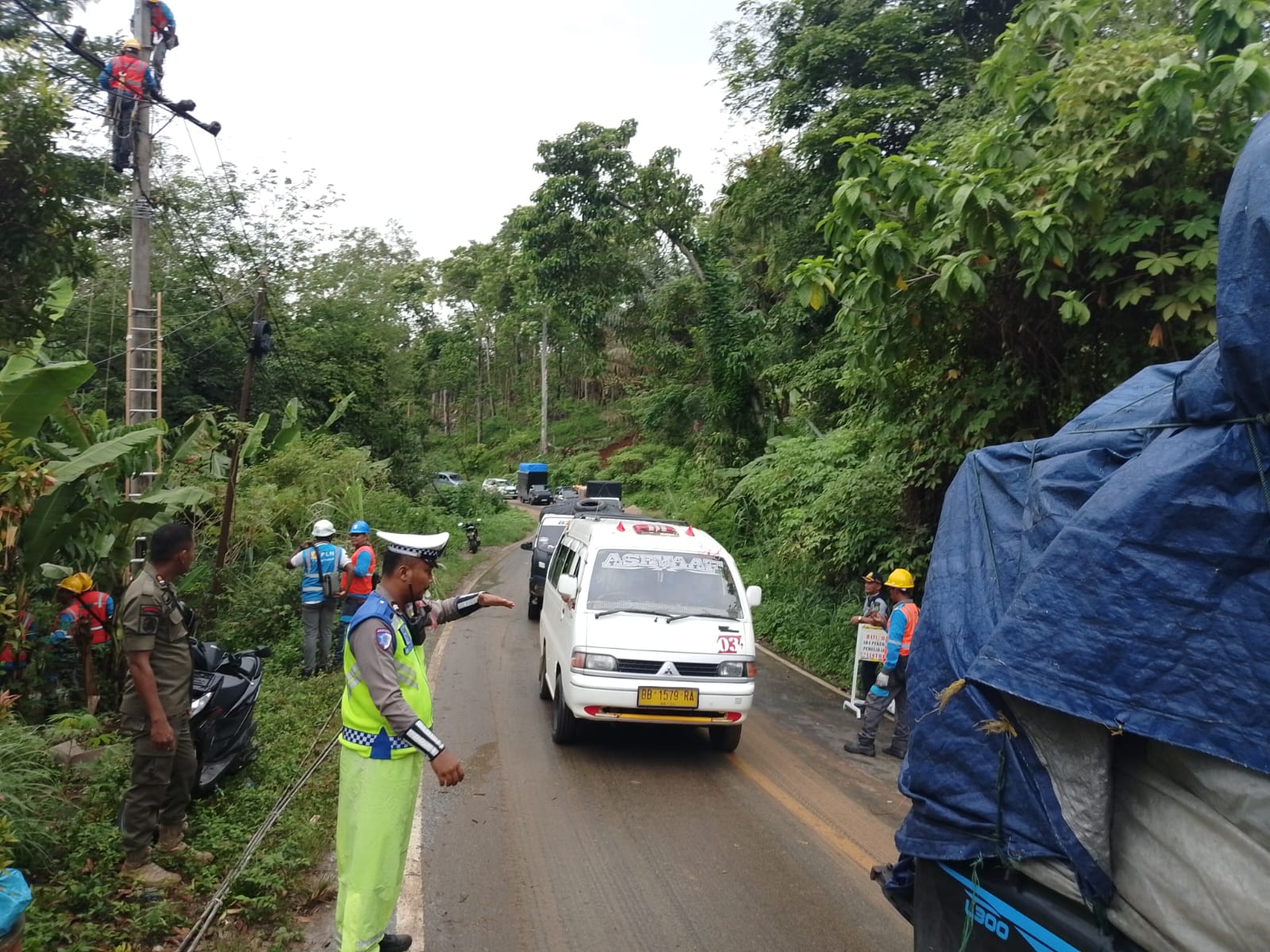 Kasat Lantas Polres Madina : Jalan Jembatan Merah – Ranjobatu  Lancar, Pengemudi Tetap Waspada -lah