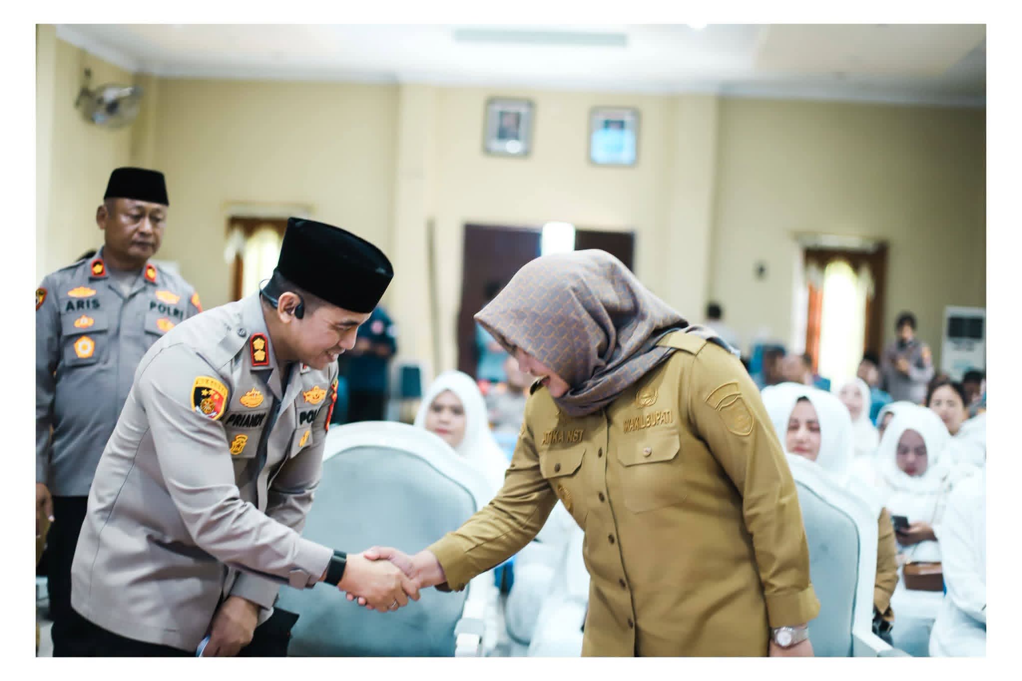Wakil Bupati Madina Hadiri Doa Bersama Lintas Agama HUT Bhayangkara Ke – 80